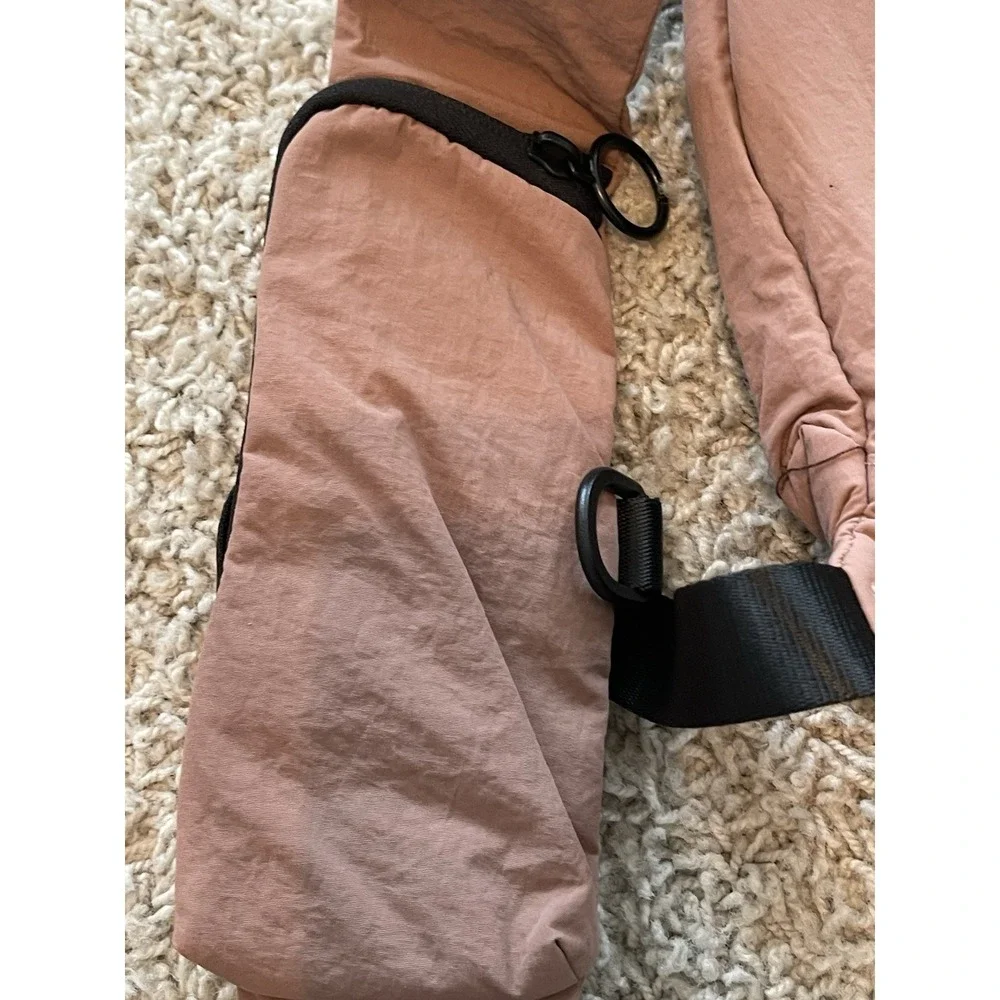 ODODOS Daily Sling Bag Crossbody Chest Bag Adjustable Strap Lightweight Brown